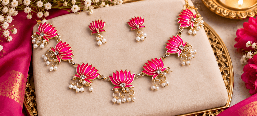 Premium Lotus necklace - Image 1